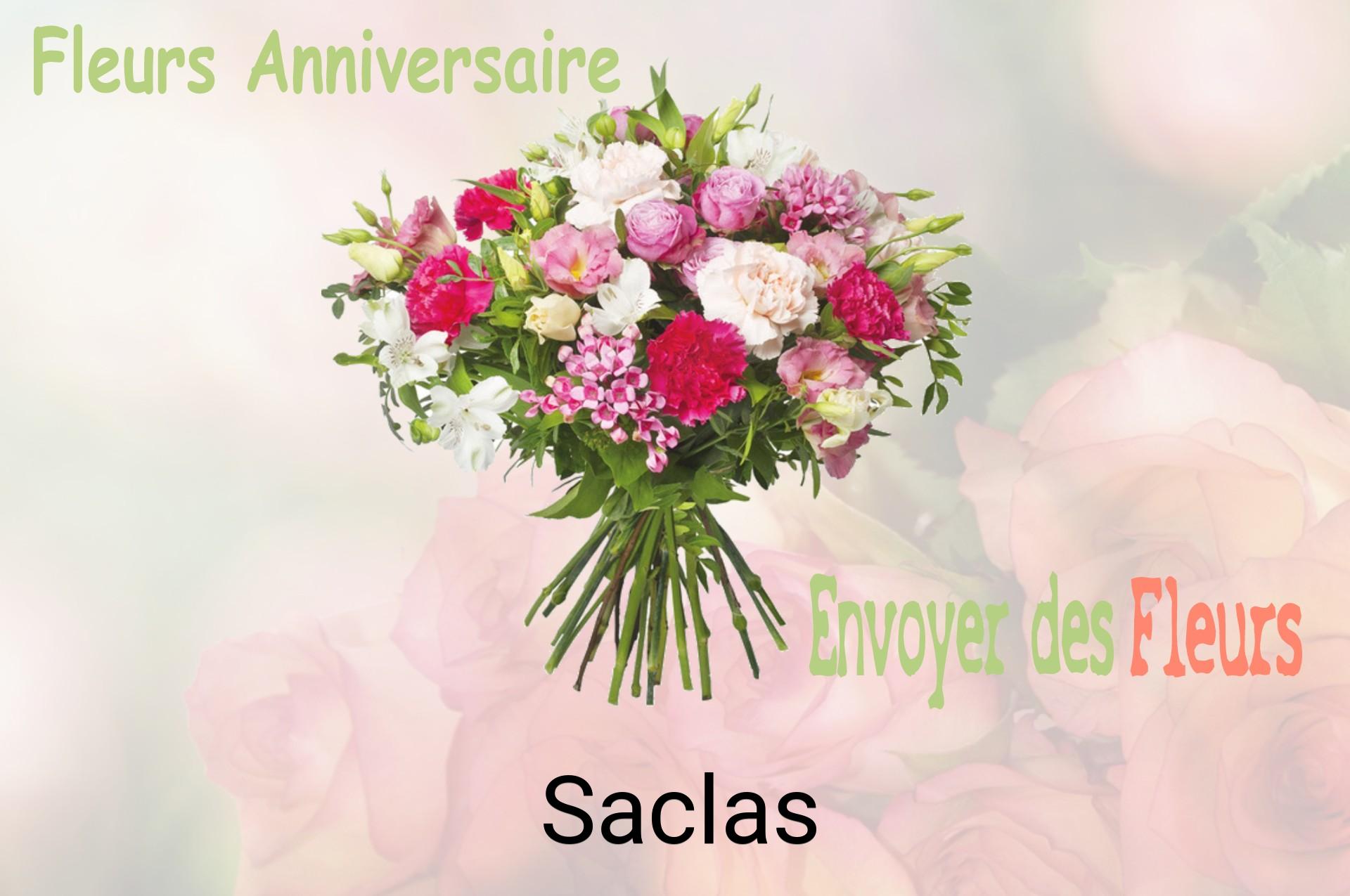 Bouquet de fleurs d’anniversaire livré à Saclas