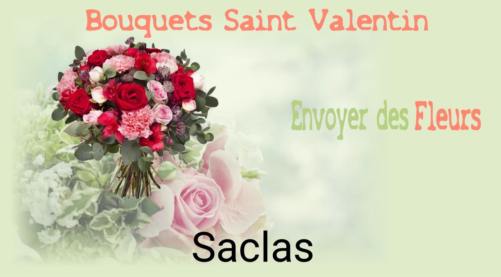 Roses de Saint-Valentin livrées à Saclas
